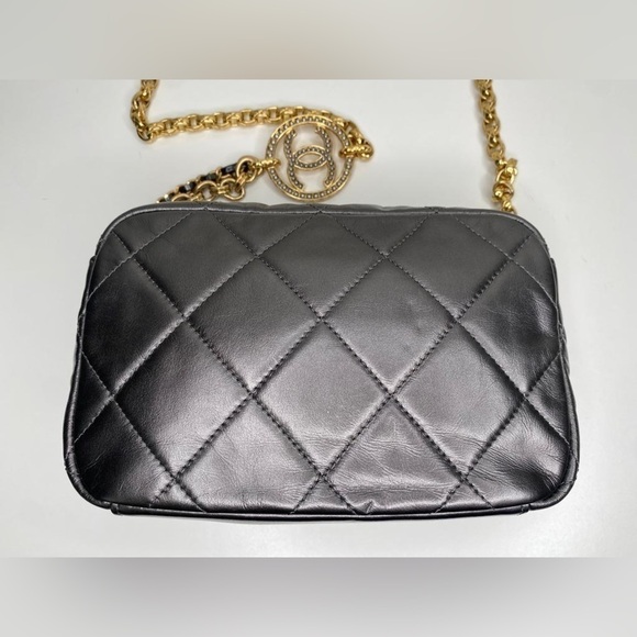 Chanel Métiers d’Art CC Jewel Mini Camera Bag – Rothenium (Grey) Color Lambskin - Picture 15 of 16